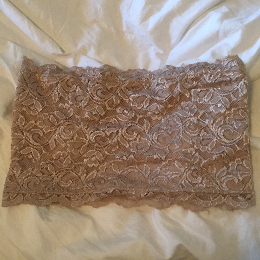 Tan Lace Bandeau!